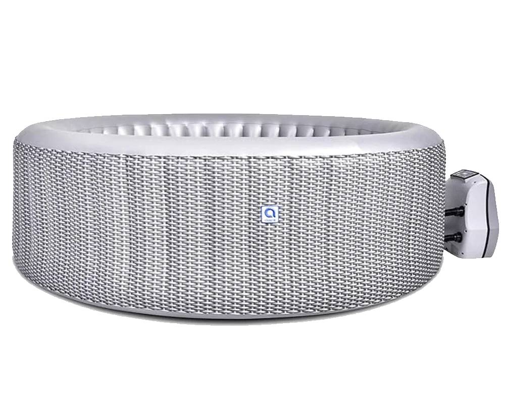 Avenli Venice Inflatable Hot Tub Spa with Insulated Tub Cover Gray