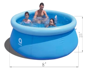 Avenli Prompt Set Above Ground Inflatable Outdoor Backyard Swimming Pool