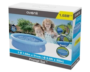 Avenli Prompt Set Kids Above Ground Inflatable Swimming Pool