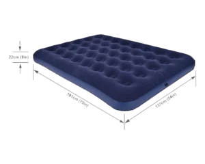 Double Size Air Bed for Inflatable Portable Navy Blow Up Mattresses