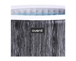 Avenli Greywood Round Inflatable Hot Tub Spa with Control Panel