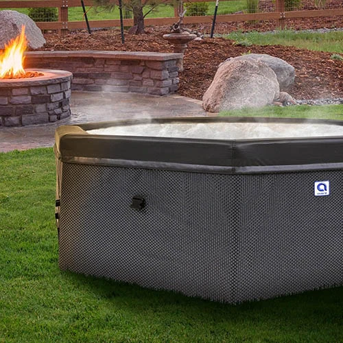 Jleisure Avenli Aegean 1,200 Liter 65 inch 6 Person Portable Rigid Foam Wall Hot Tub