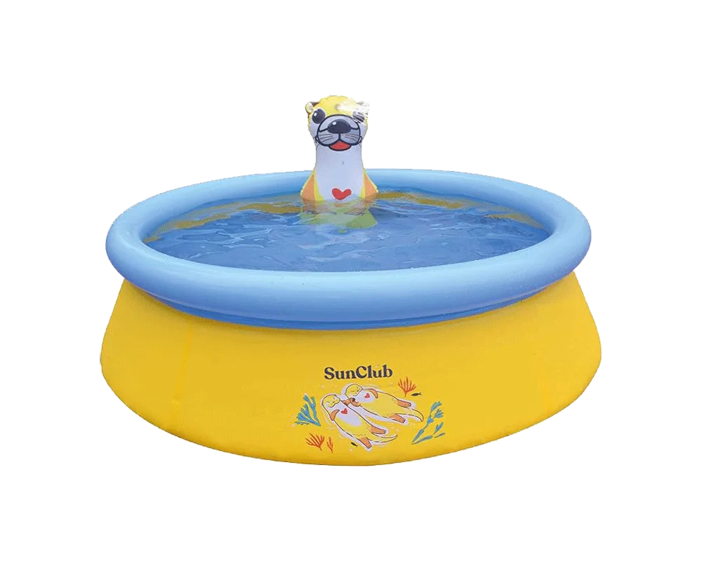 JLeisure Sun Club 5 Foot 2 Person Outdoor Above Ground Blow Up