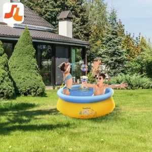 JLeisure Sun Club 5 Foot 2 Person Outdoor Above Ground Blow Up