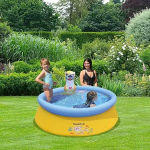 JLeisure Sun Club 5 Foot 2 Person Outdoor Above Ground Blow Up