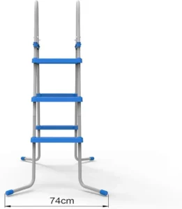 JLeisure 43 Inch 3 Step A Frame Heavy Duty Metal Steel Frame Outdoor