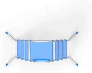 JLeisure 3 Step 48 Inch Outdoor Backyard Heavy Duty Metal Steel