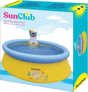 JLeisure Sun Club 5 Foot 2 Person Outdoor Above Ground Blow Up